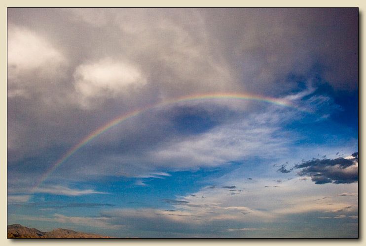 Yucca, Arizona Rainbow Sky