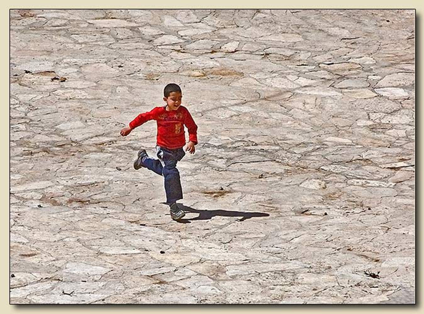 Jerusalem,                                                            
                                                                                     Israel Exhibit Bet Shira Congregation, Pinecrest, Florida May 2011 The Runner