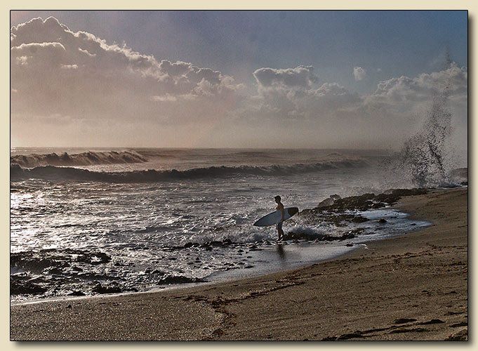 Blowing Rocks Preserve, Jupiter, Florida  
                                                                  "International Masters of Photography" Volume I, World Wide Art Books: Two page spread containing four images, 2012 Surf's Up