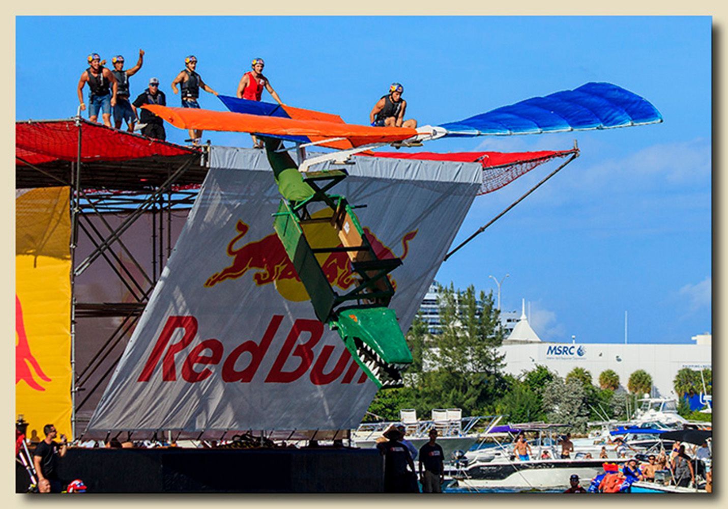 2013 National Red Bull Flugtag Miami, Miami, Florida Team 25 - Gator Aviators