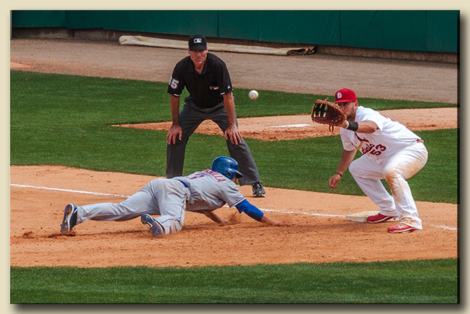 Card Pickofff Play at First Base