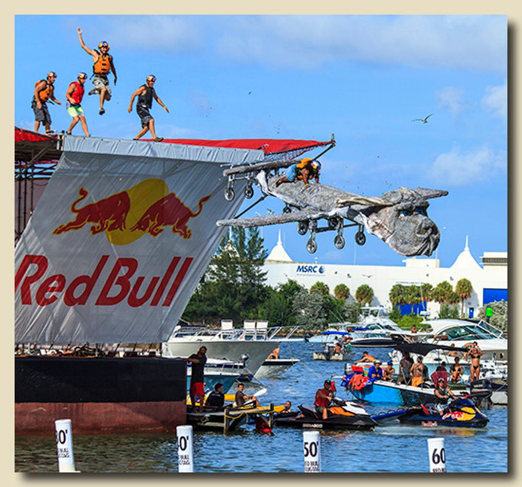 2013 National Red Bull Flugtag Miami, Miami, Florida Team 27 - Never Ending Party