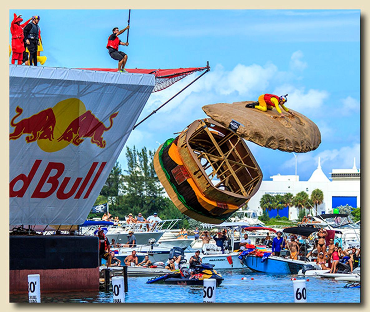 2013 National Red Bull Flugtag Miami, Miami, Florida Team 17 - Hard Rock Flying Legendary