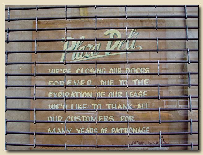 Lower East Side, New York, New York Closing, Forever