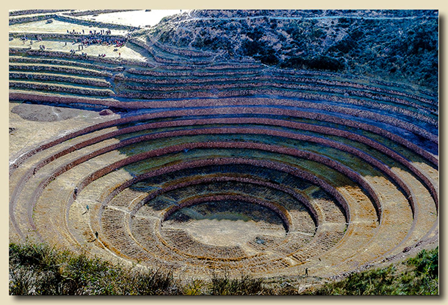 Ruins of Terreced Coloseums, Moray, Peru Crop Laboratory II