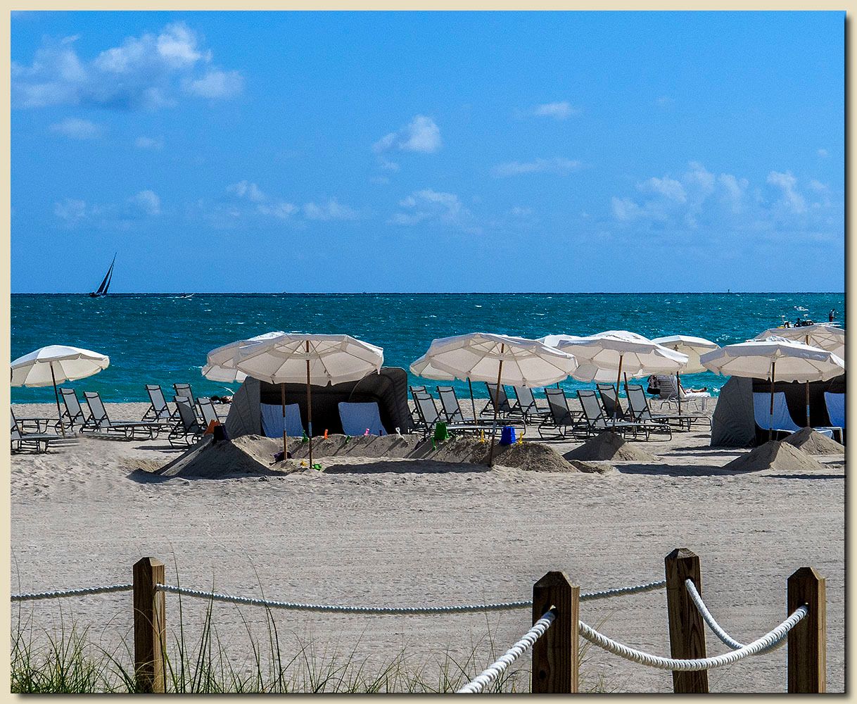 Miami Beach, Florida Beach Day