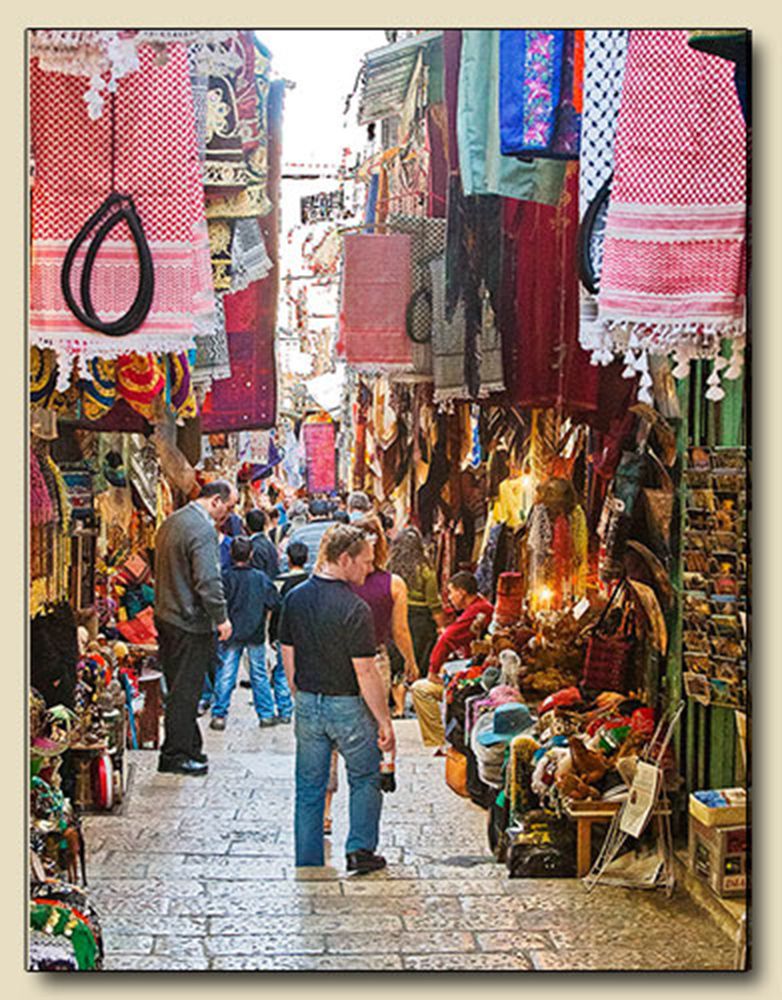 Jerusalem, Israel    Exhibit Bet Shira Congregation, Pinecrest, Florida May 2011 Old City Quarter