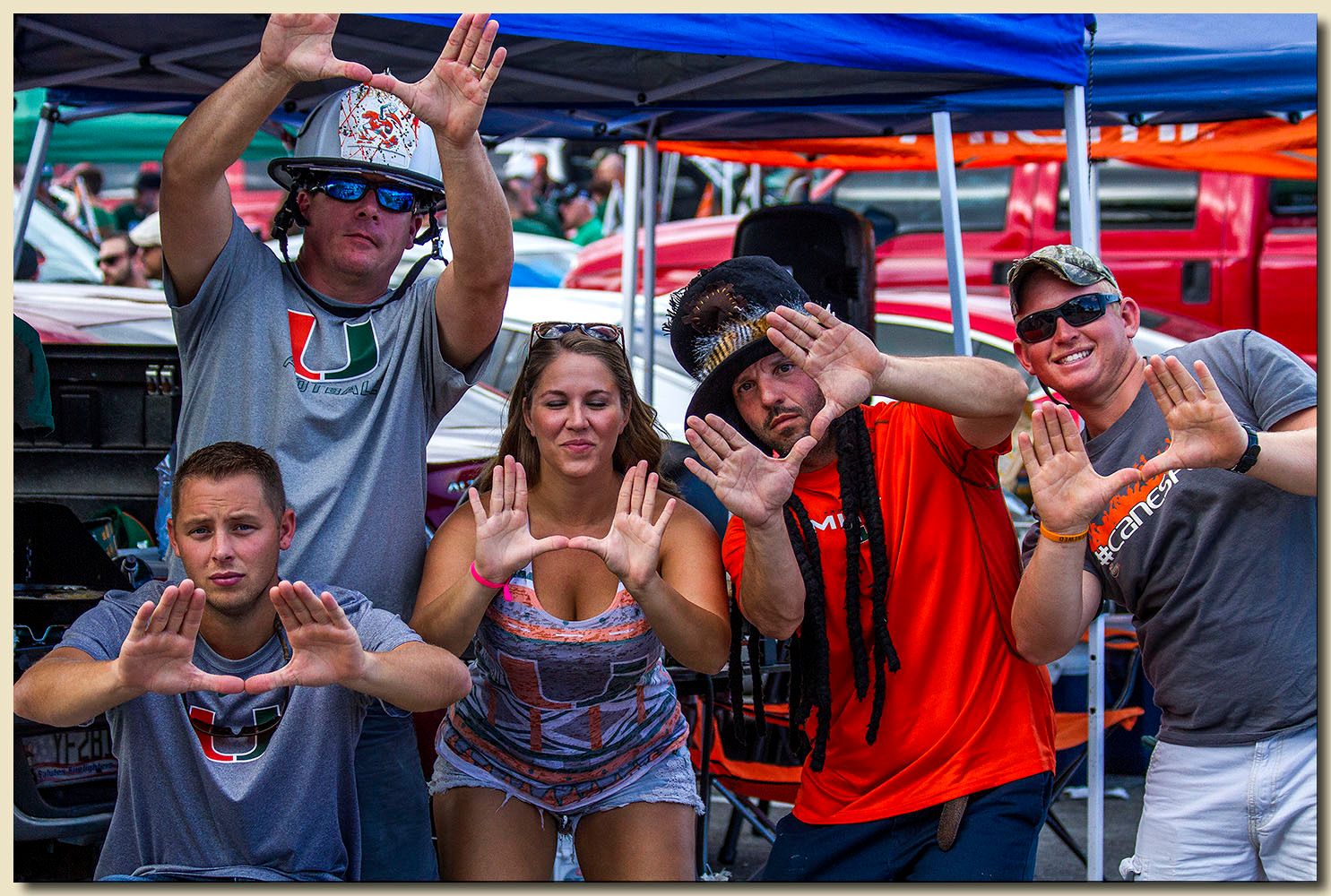 Miami Hurricanes vs North Carolina Tar Heels at Sun Life Stadium  11-01-2014 The "U" II