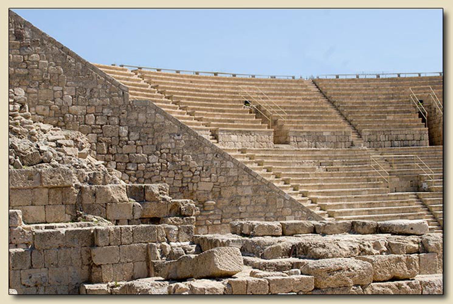 Caesarea,                                                              
                                                                                     Israel Exhibit Bet Shira Congregation, Pinecrest, Florida May 2011 Herrod's Amphitheater