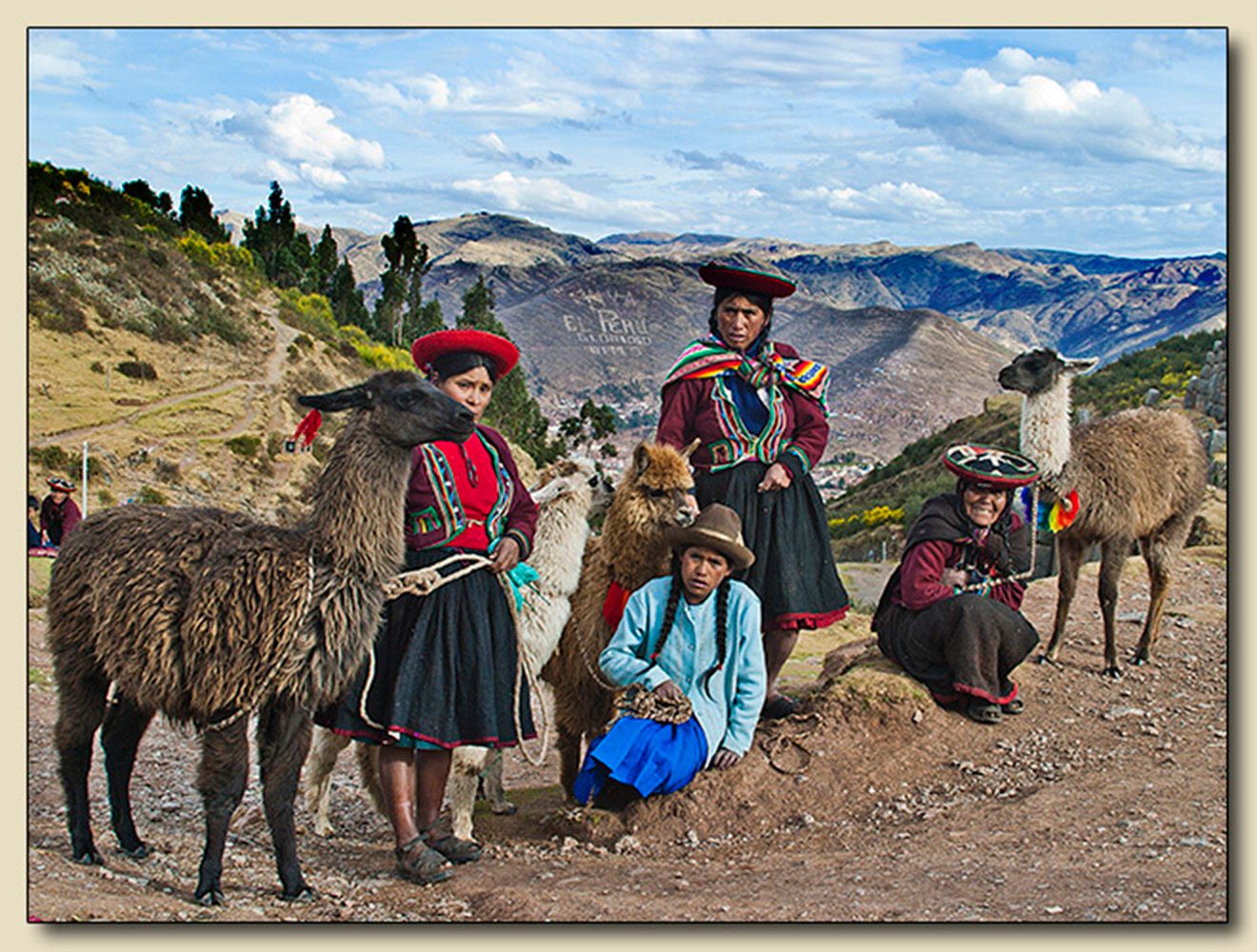 Peru                                                                           
                                                                                      Palm Beach Photographic Centre 2004 Travel Workshop Brochure Ladies and Llamas