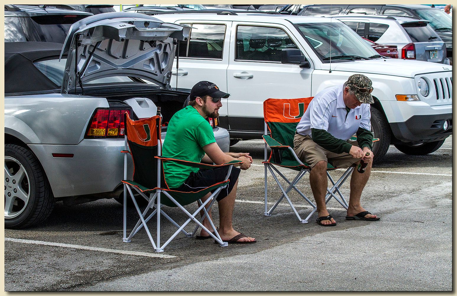Miami Hurricanes vs North Carolina Tar Heels at Sun Life Stadium  11-01-2014 Low Key Tailgating