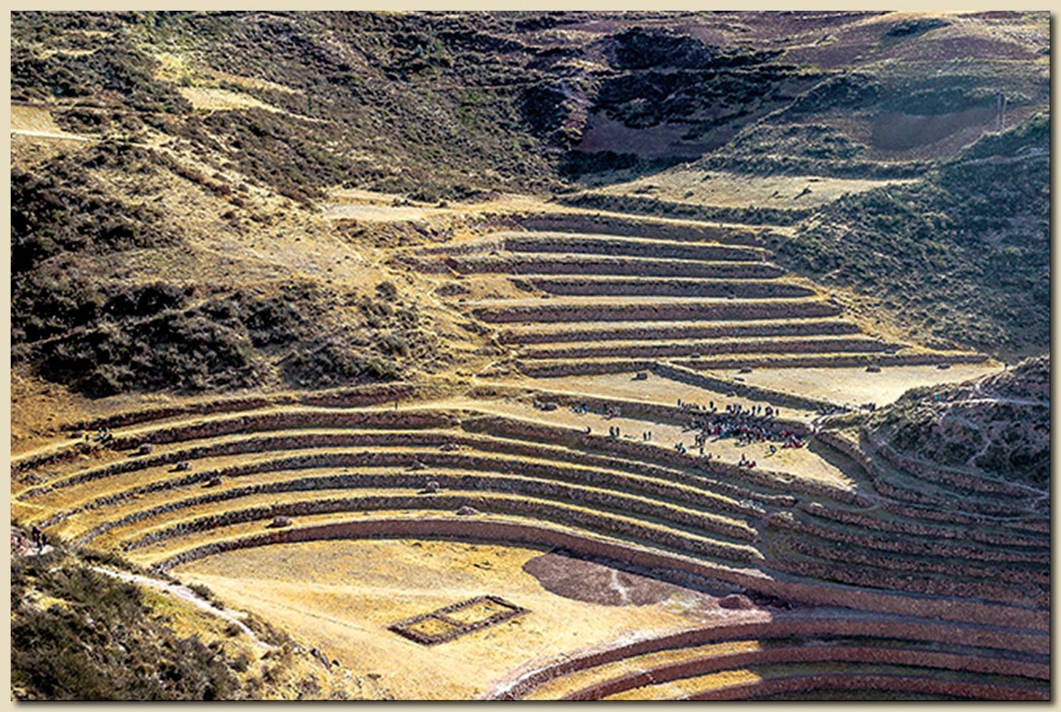 Ruins of Terreced Coloseums, Moray, Peru Crop Laboratory I