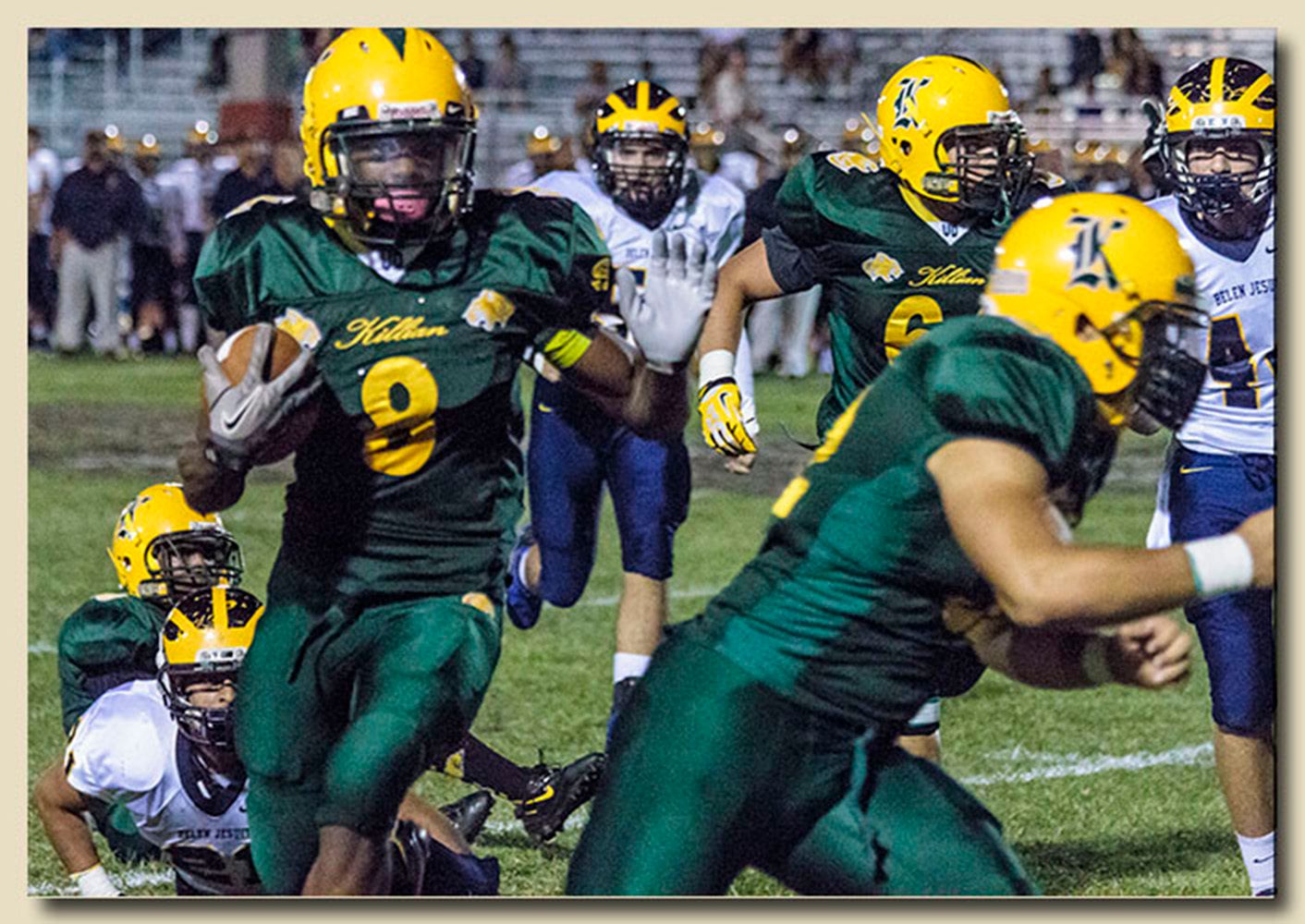 Jamal Burgess (8) Ball Carrier