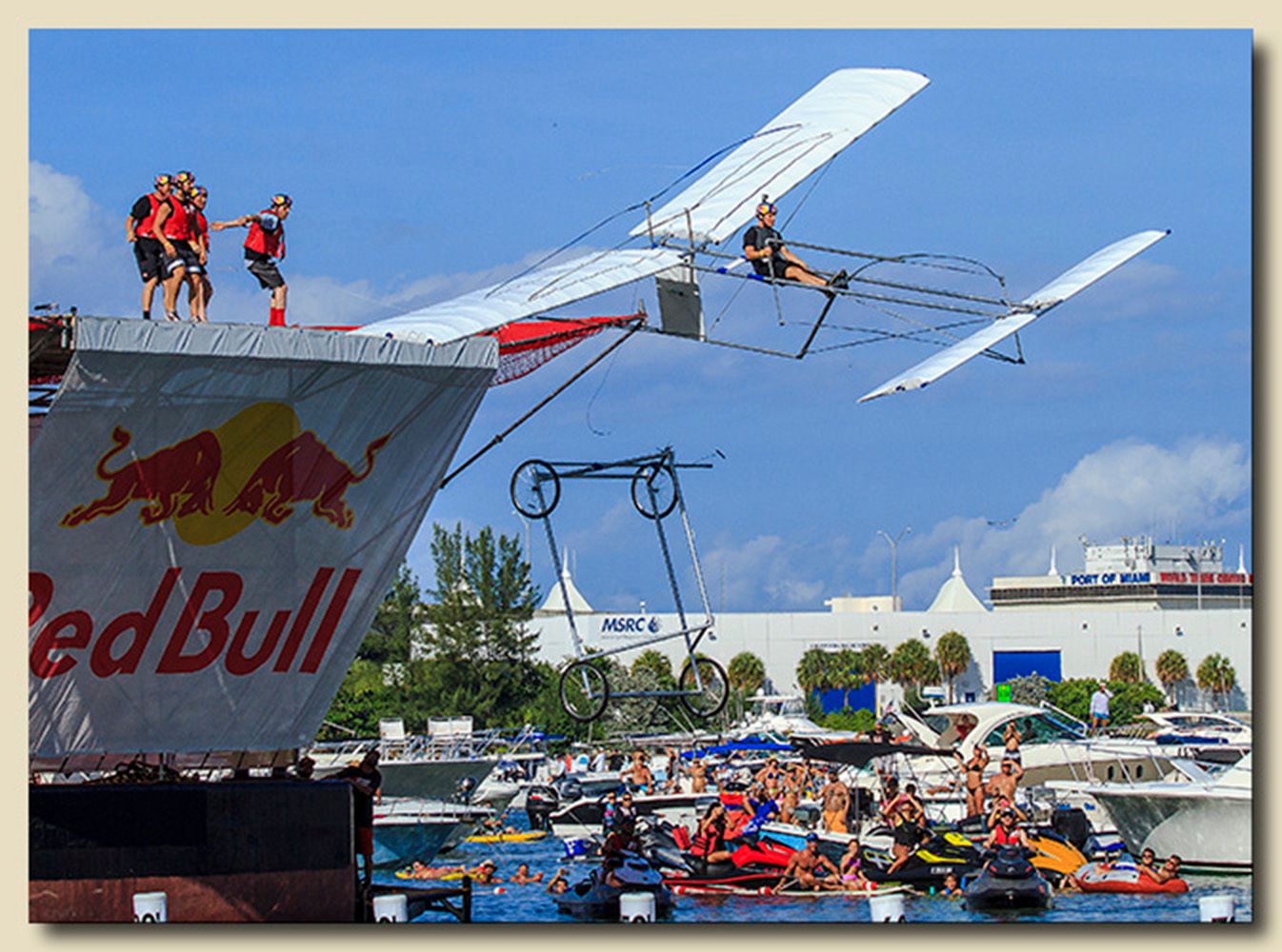 2013 National Red Bull Flugtag Miami, Miami, Florida Team 24 - Entrepreninjas