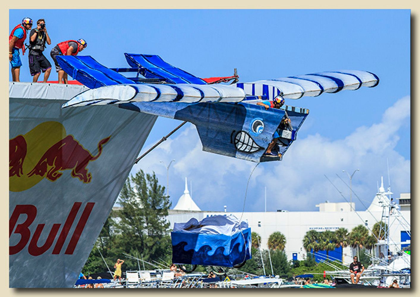 2013 National Red Bull Flugtag Miami, Miami, Florida Team 9 - Jon: Fish Out Of Water