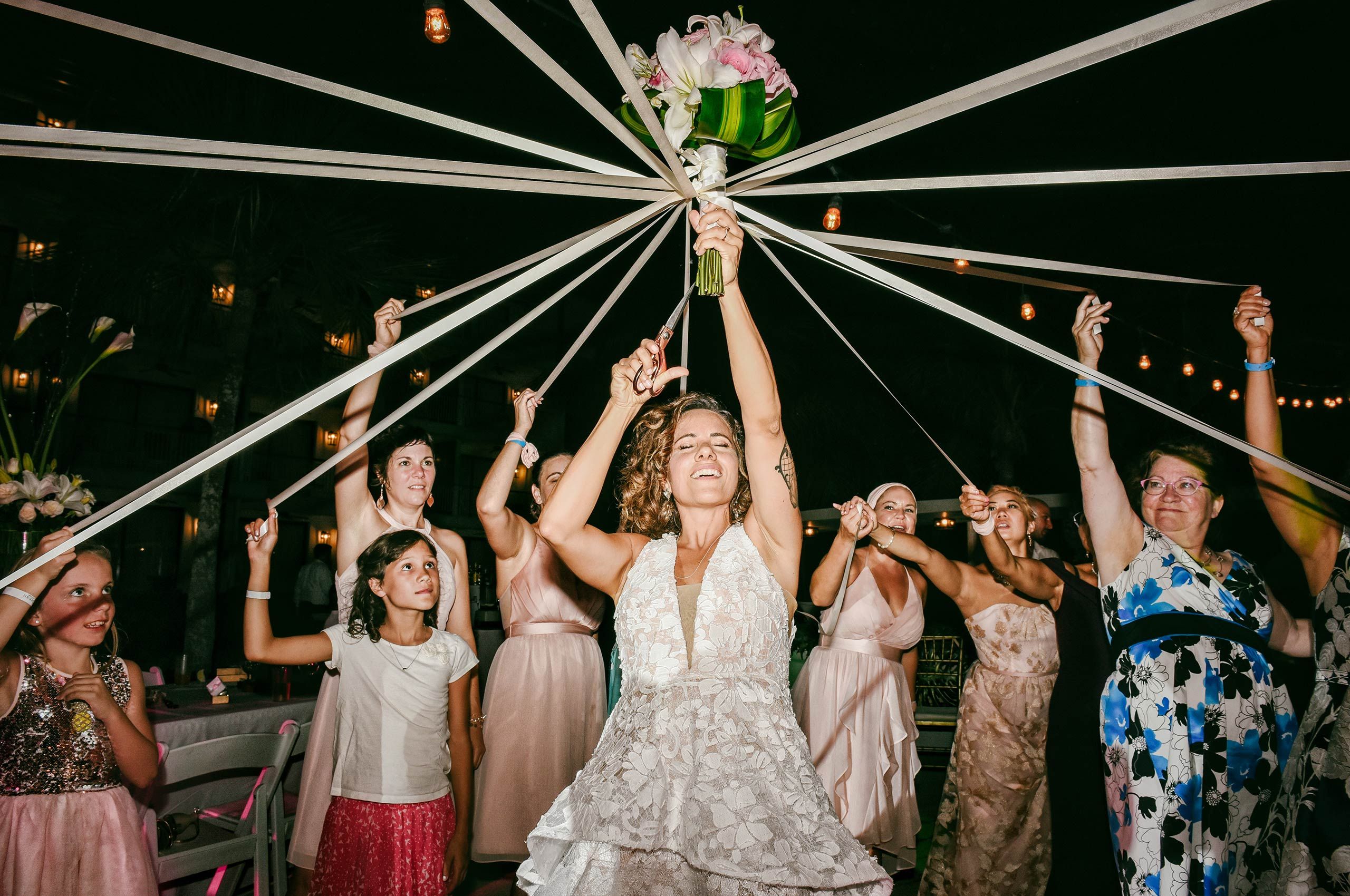 cutting-ribbons-wedding-mexico