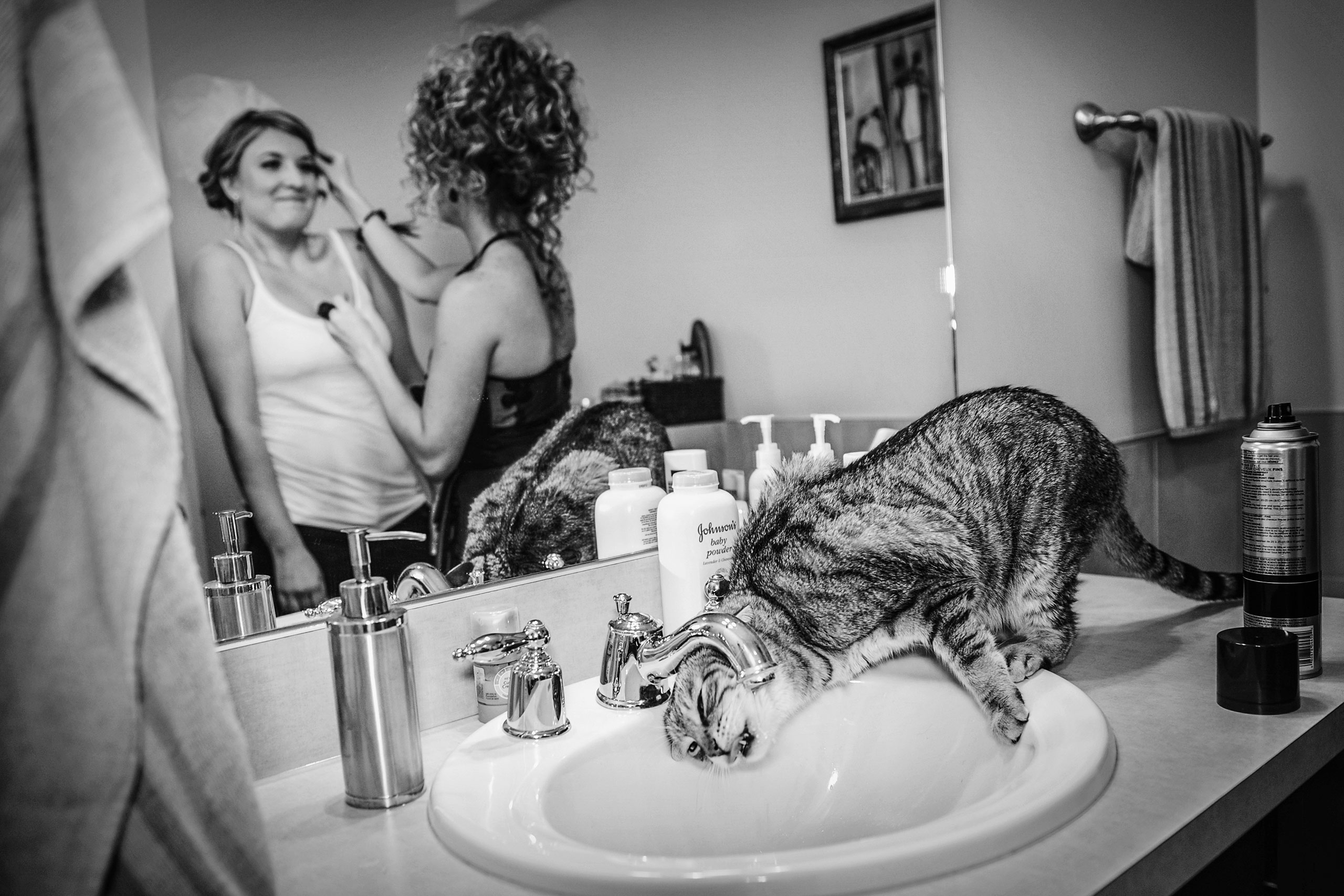 bride-getting-ready-with-her-cat