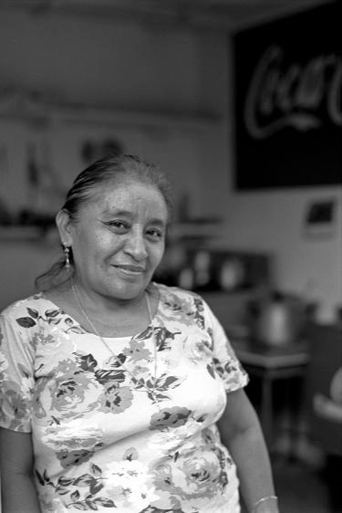 Lady In A Flower Print Dress   2005