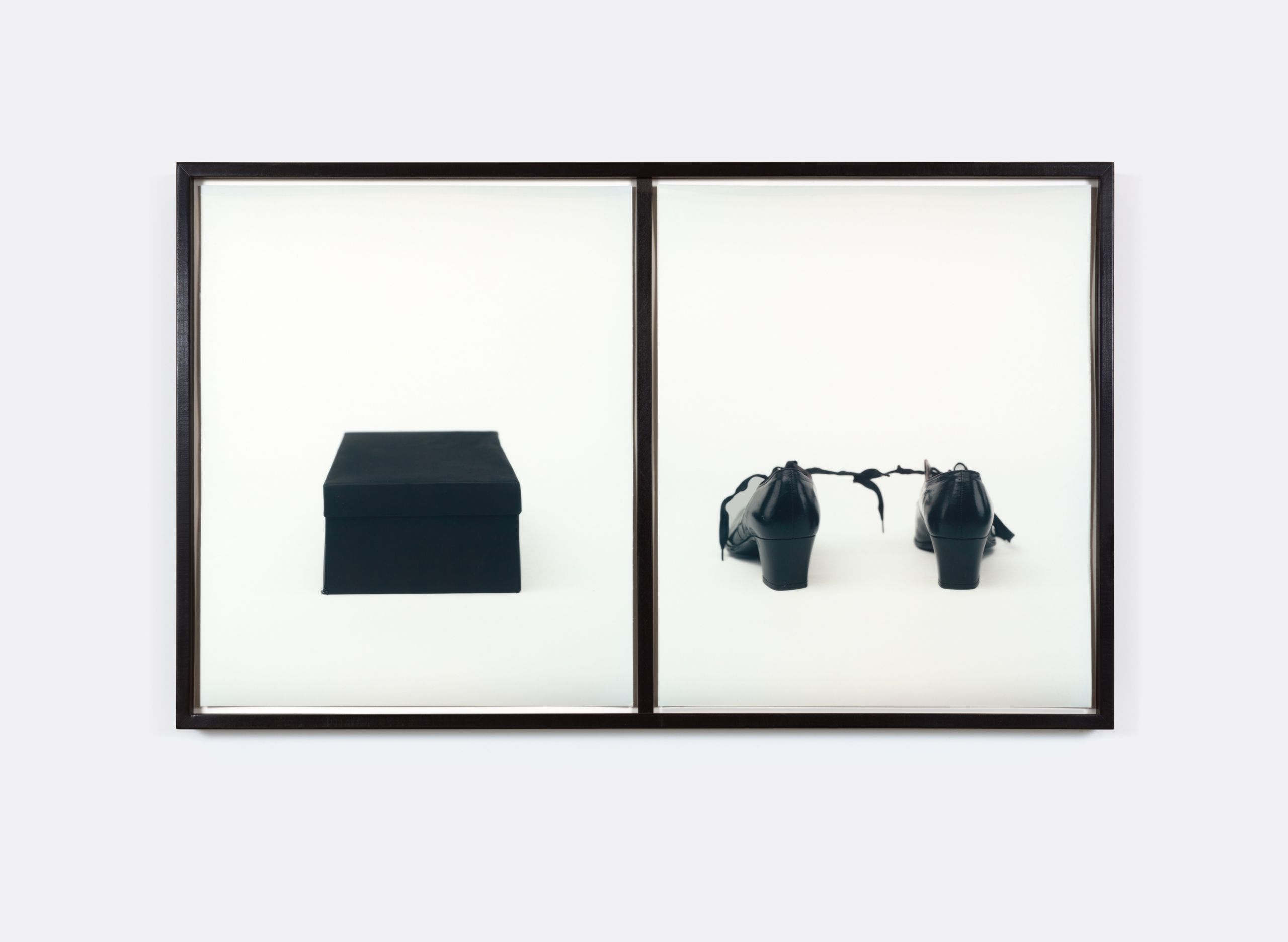2 dye diffusion color Polaroid prints - 26 x 43 in (66 x 109.2 cm) Practical Joke, 1992