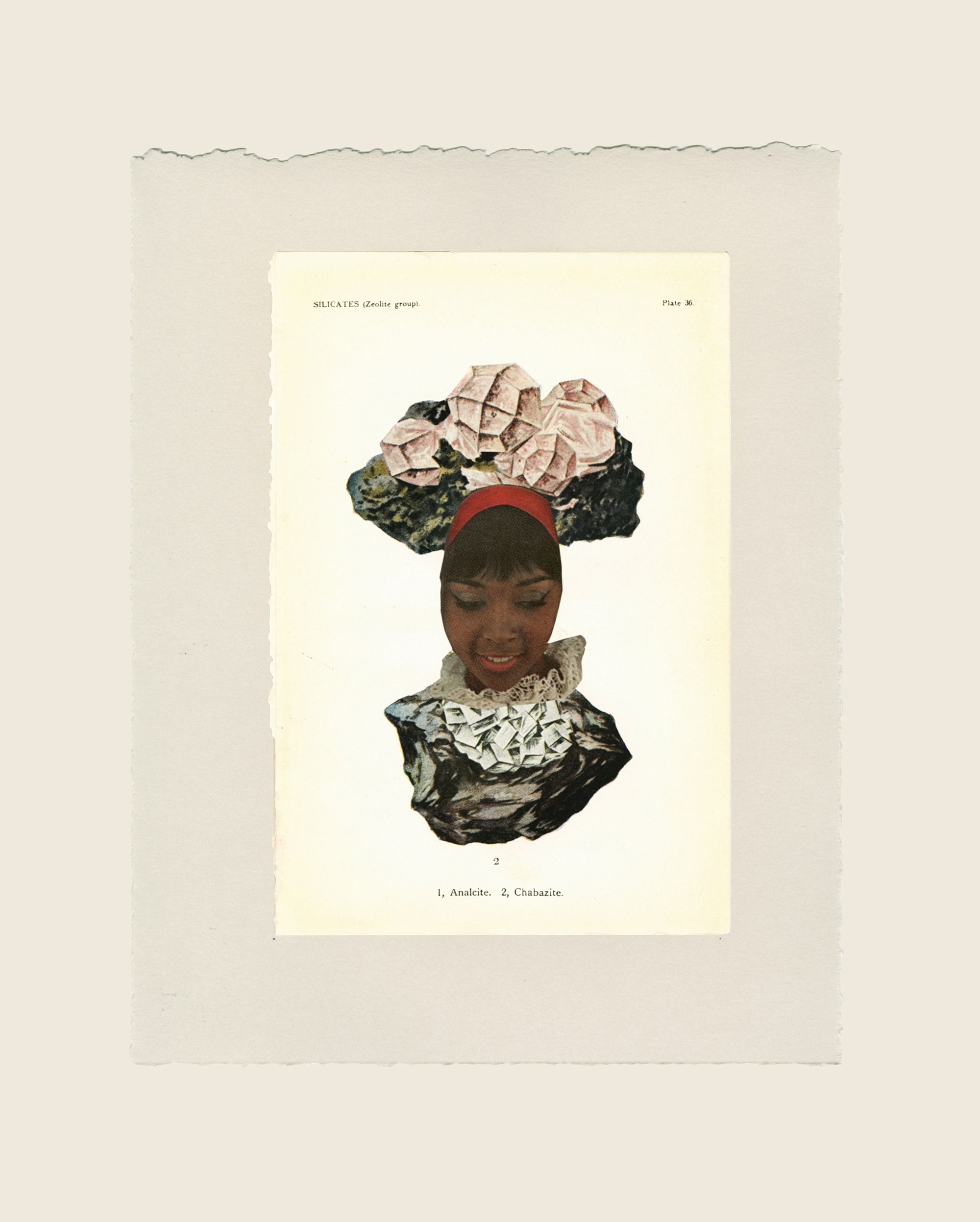 Collage on paper - 11 x 8 1/2 in (27.9 x 21.6 cm) Earth & Sky #22, 2016