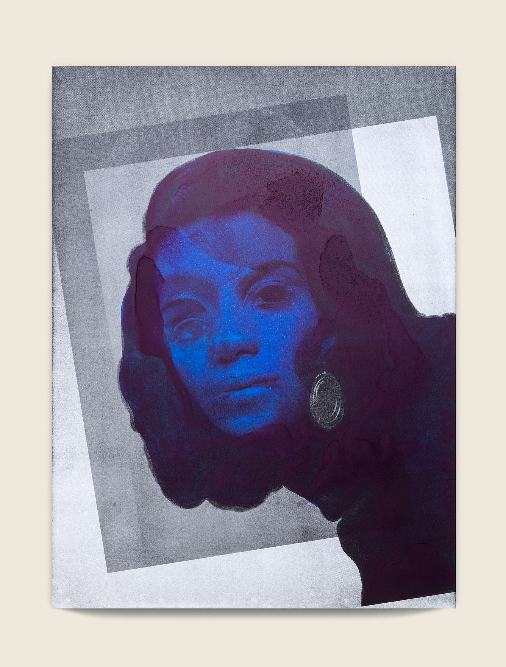 Ink and screenprint on gessoed fiberglass 67 x 50 x 1 3/8 in (170.2 x 127 x 3.5 cm) Constellation, 2020