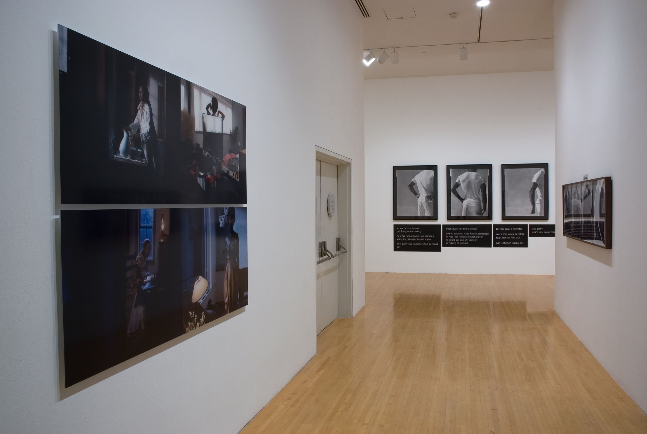Photo credit: Brian Forrest  "Lorna Simpson", Museum of Contemporary Art Los Angeles, CA 2006