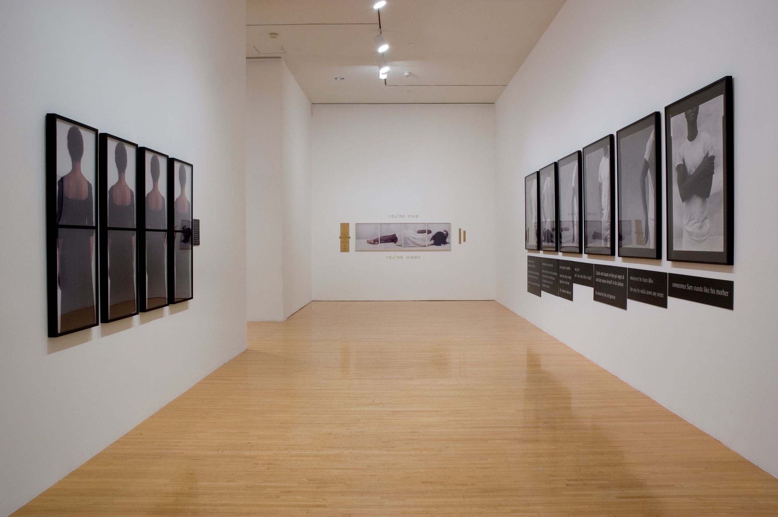 Photo credit: Brian Forrest  "Lorna Simpson", Museum of Contemporary Art Los Angeles, CA 2006