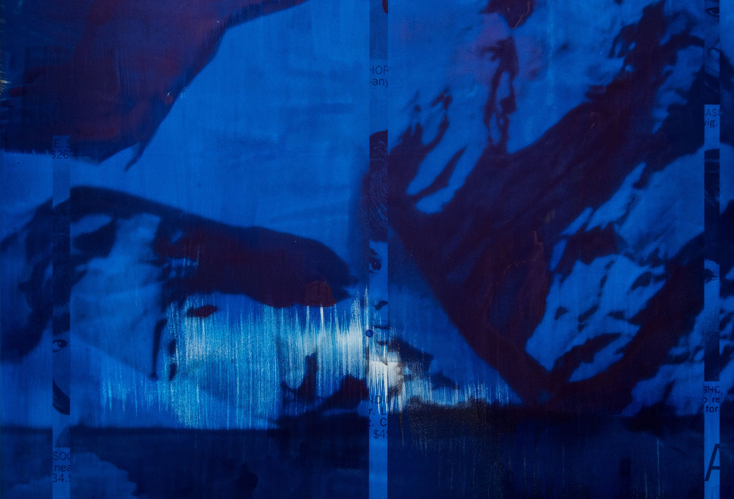 Blue Turned Temporal, 2019 (detail)