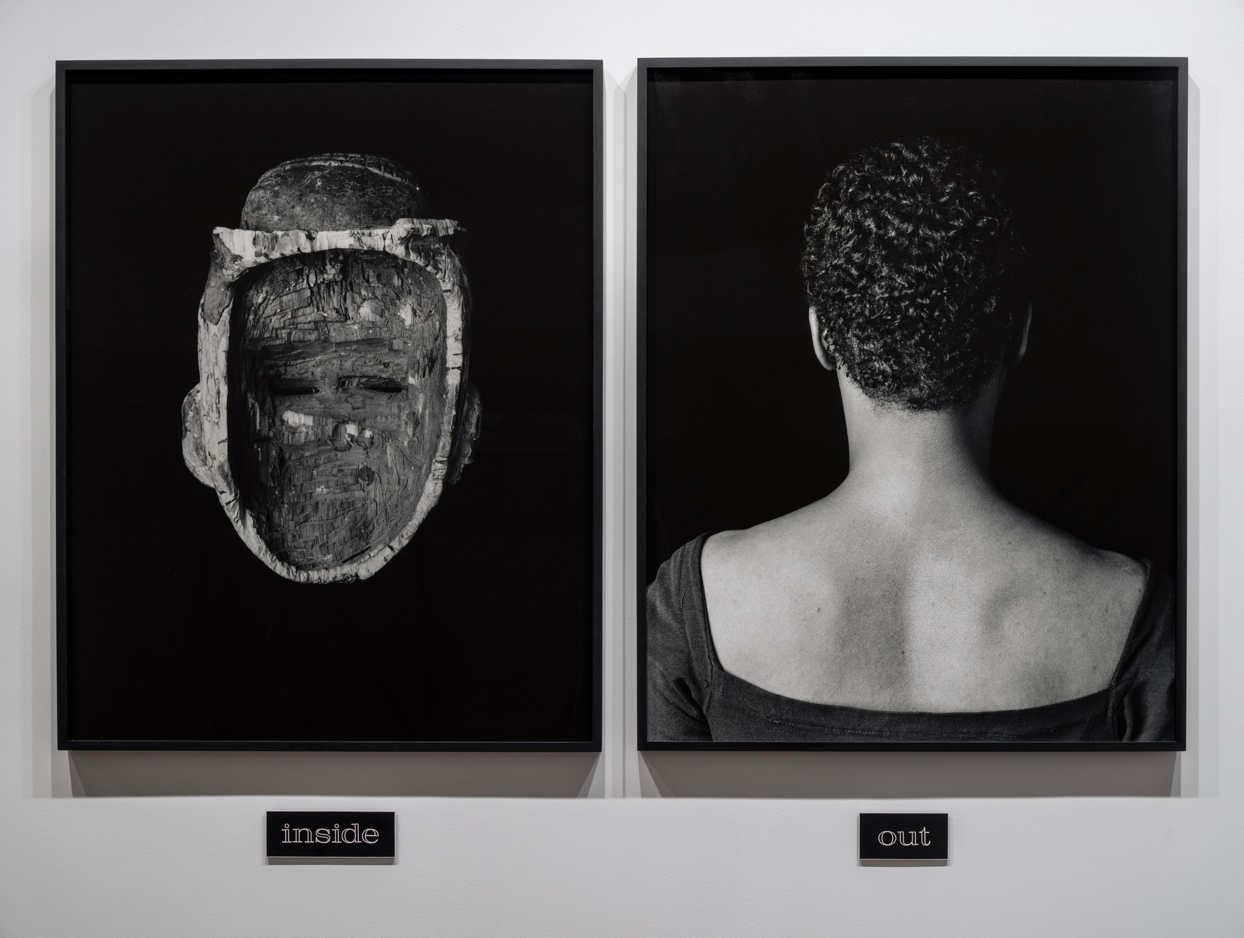 2 silver gelatin prints, 2 engraved plastic plaques - Overall: 50 x 70 x 1 3/4 in (127 x 177.8 x 4.4 cm) Vantage Point, 1991