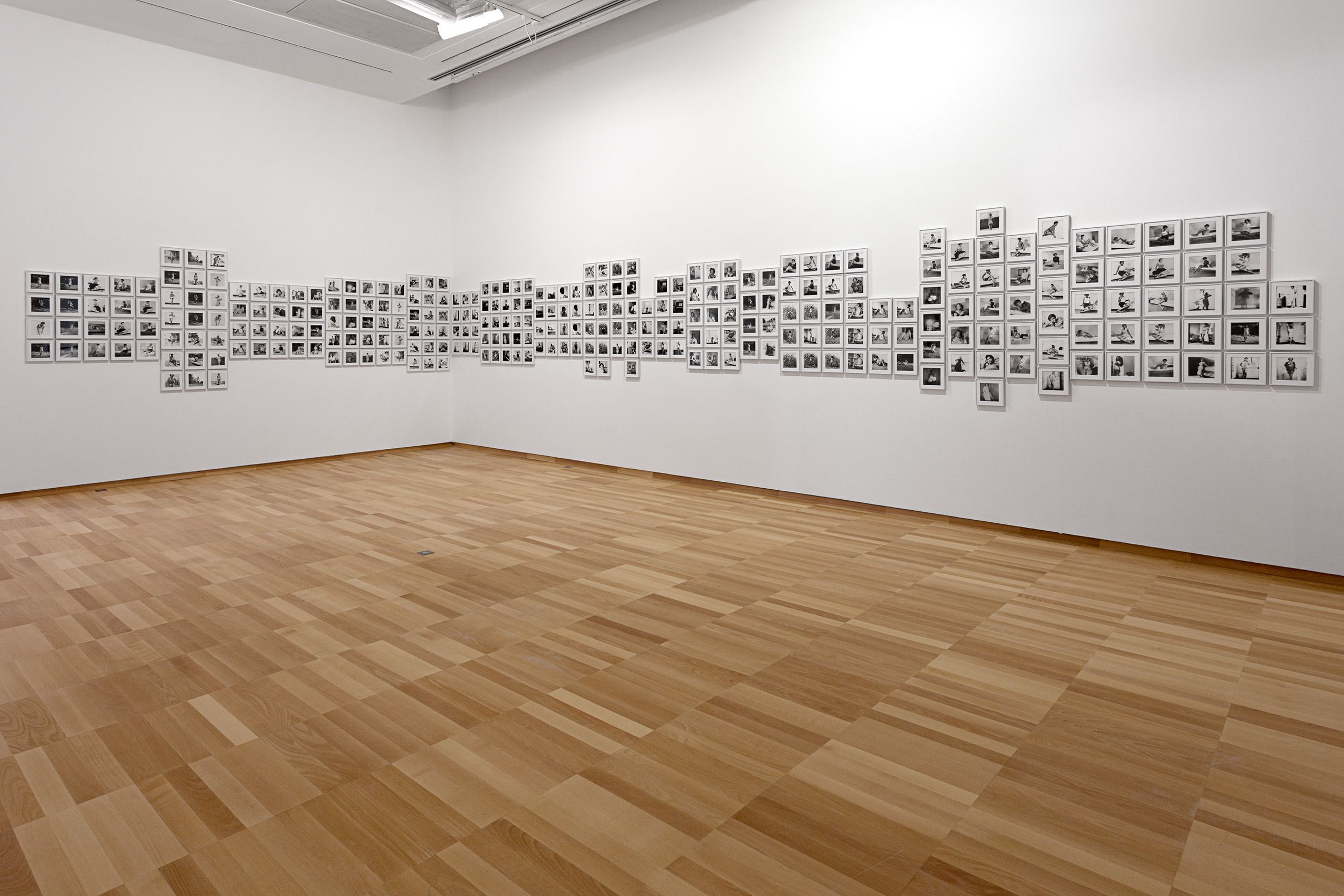 1957-2009, 2009 (installation view) - "Lorna Simpson" Survey exhibition, Jeu de Paume, Paris, France 2013 1957-2009, 2009 Jeu de Paume (install view)