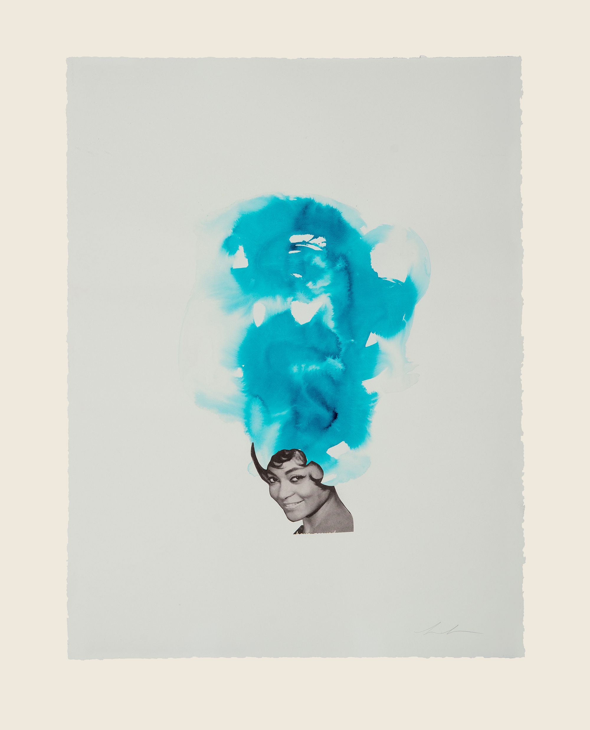 Collage and ink on paper - 29 1/2 x 21 5/8 in (74.9 x 54.9 cm) TCI, 2013