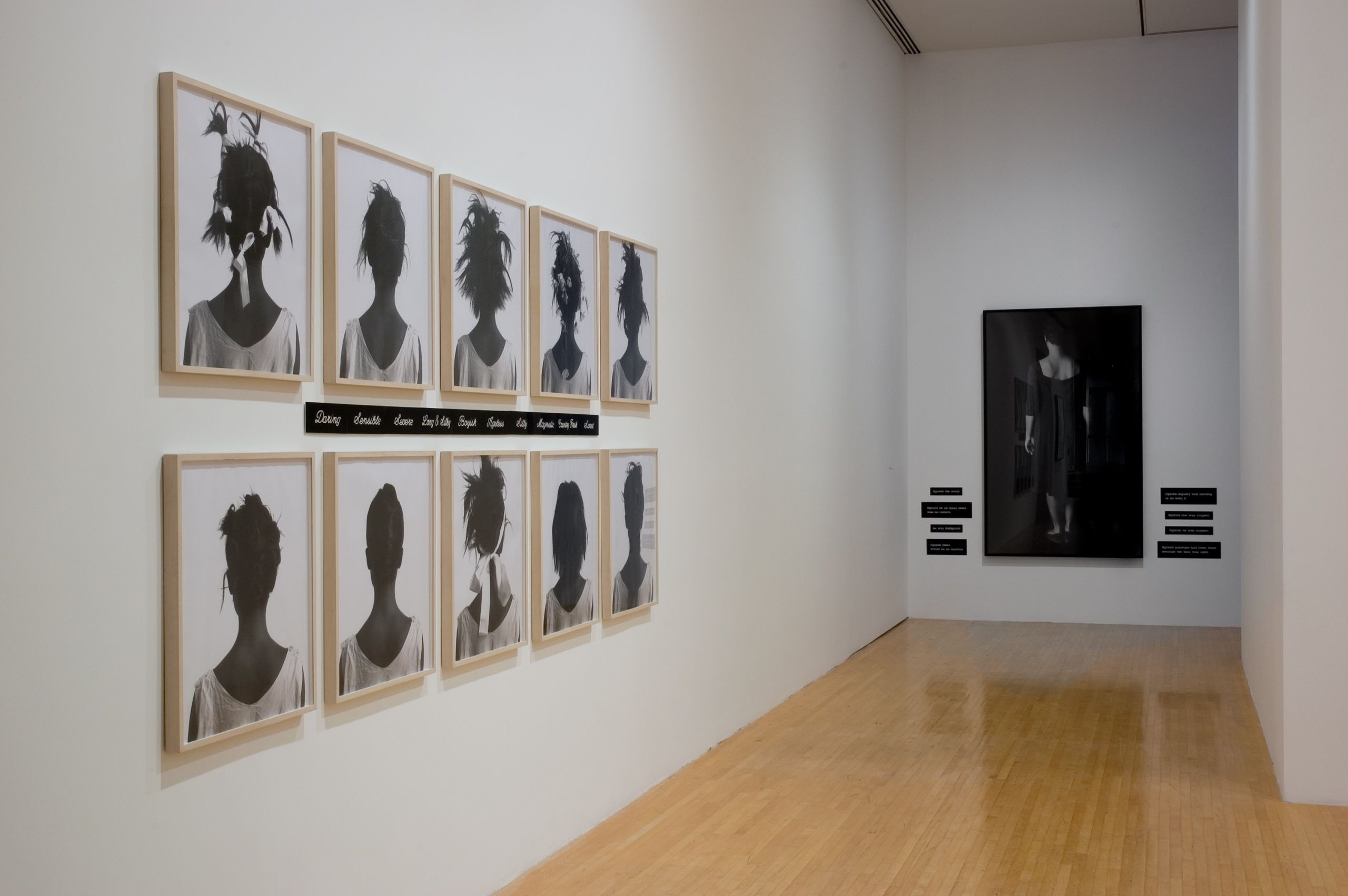 Photo credit: Brian Forrest  "Lorna Simpson", Museum of Contemporary Art Los Angeles, CA 2006
