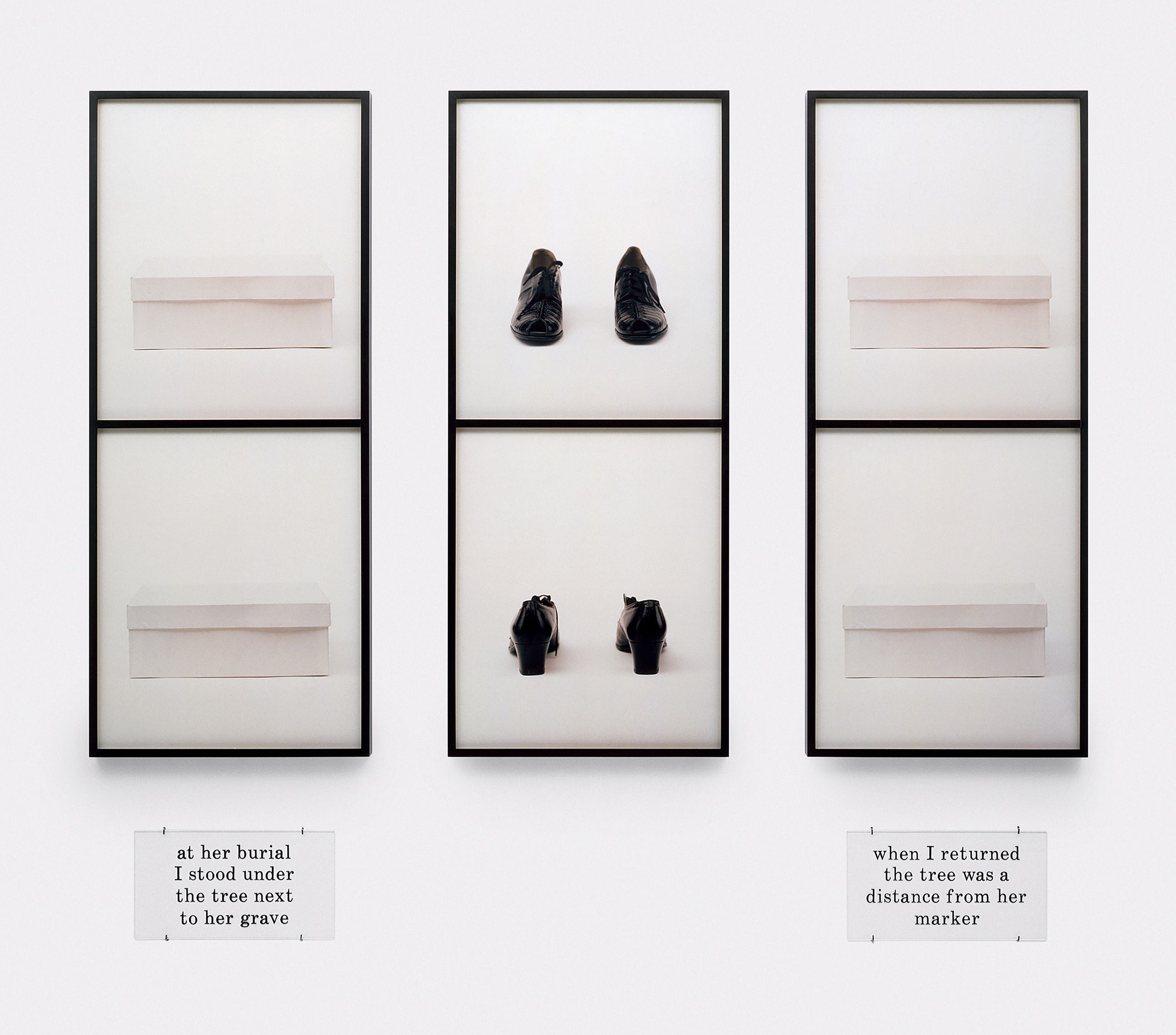 6 dye diffusion color Polaroid prints, 2 engraved plastic plaques - Overall: 63 x 78 in (160 x 198 cm) Magdalena, 1992