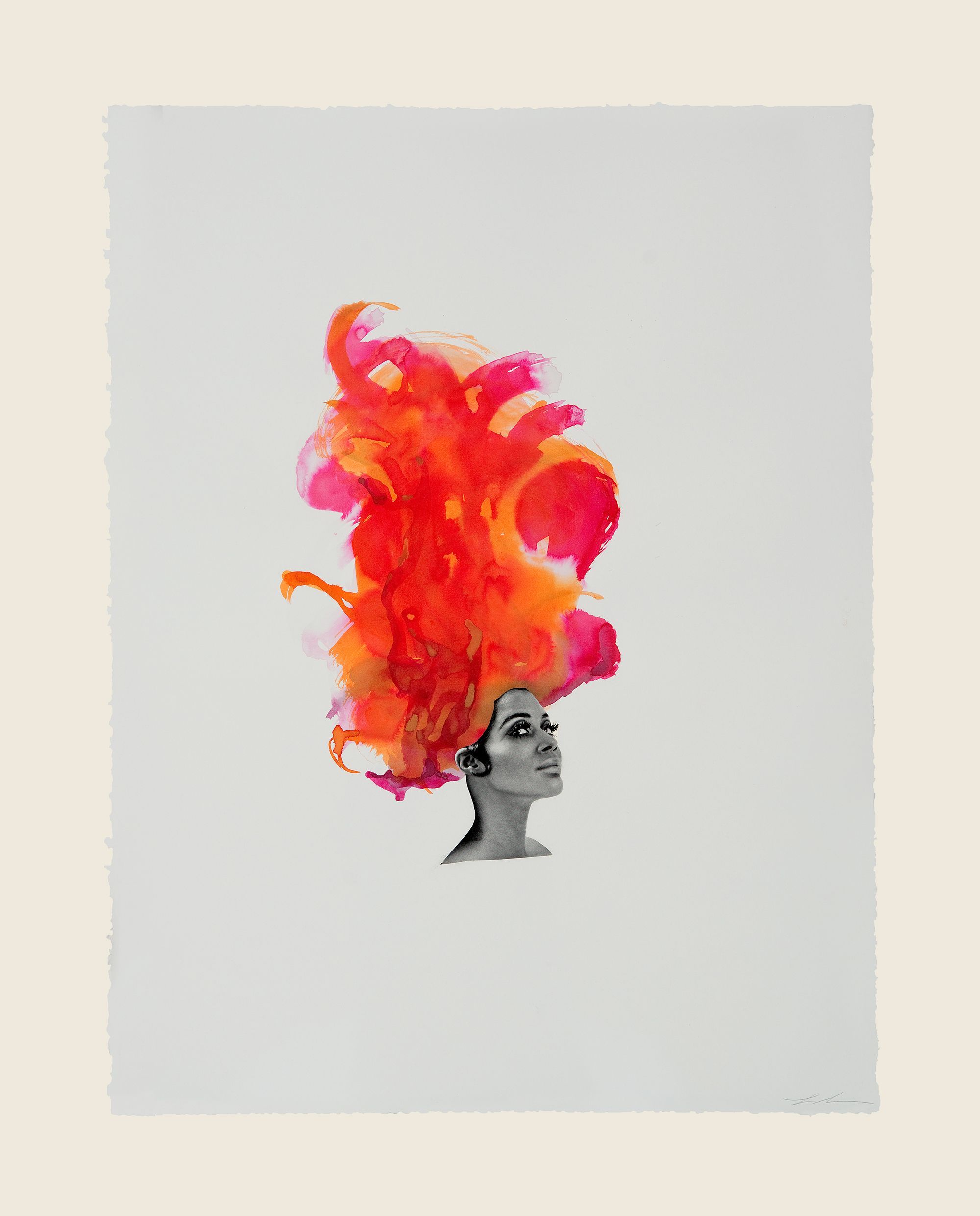 Collage and ink on paper - 29 1/2 x 21 5/8 in (74.9 x 54.9 cm) Extended, 2013