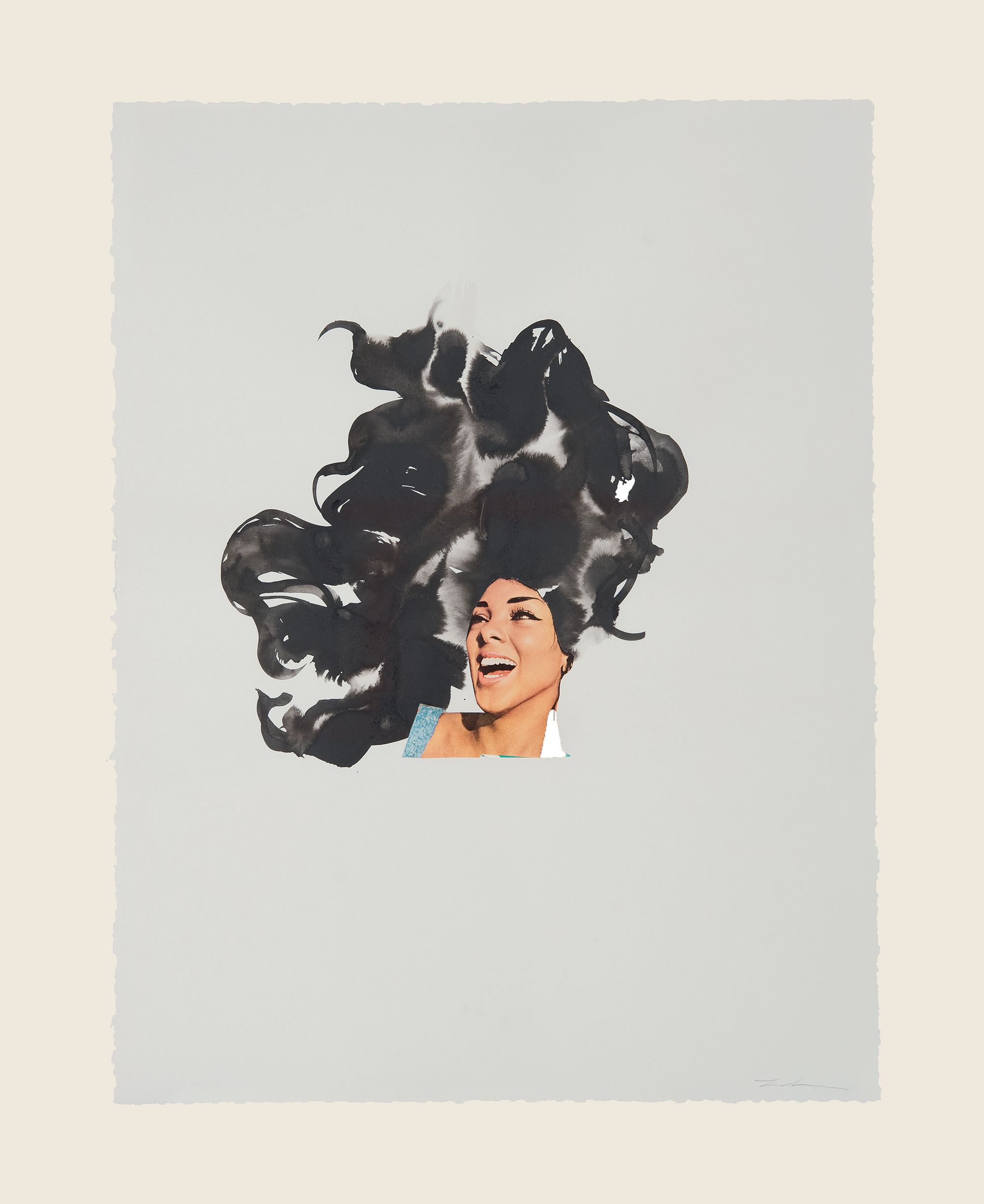 Collage and ink on paper - 29 1/2 x 21 5/8 in (74.9 x 54.9 cm) Full, 2013