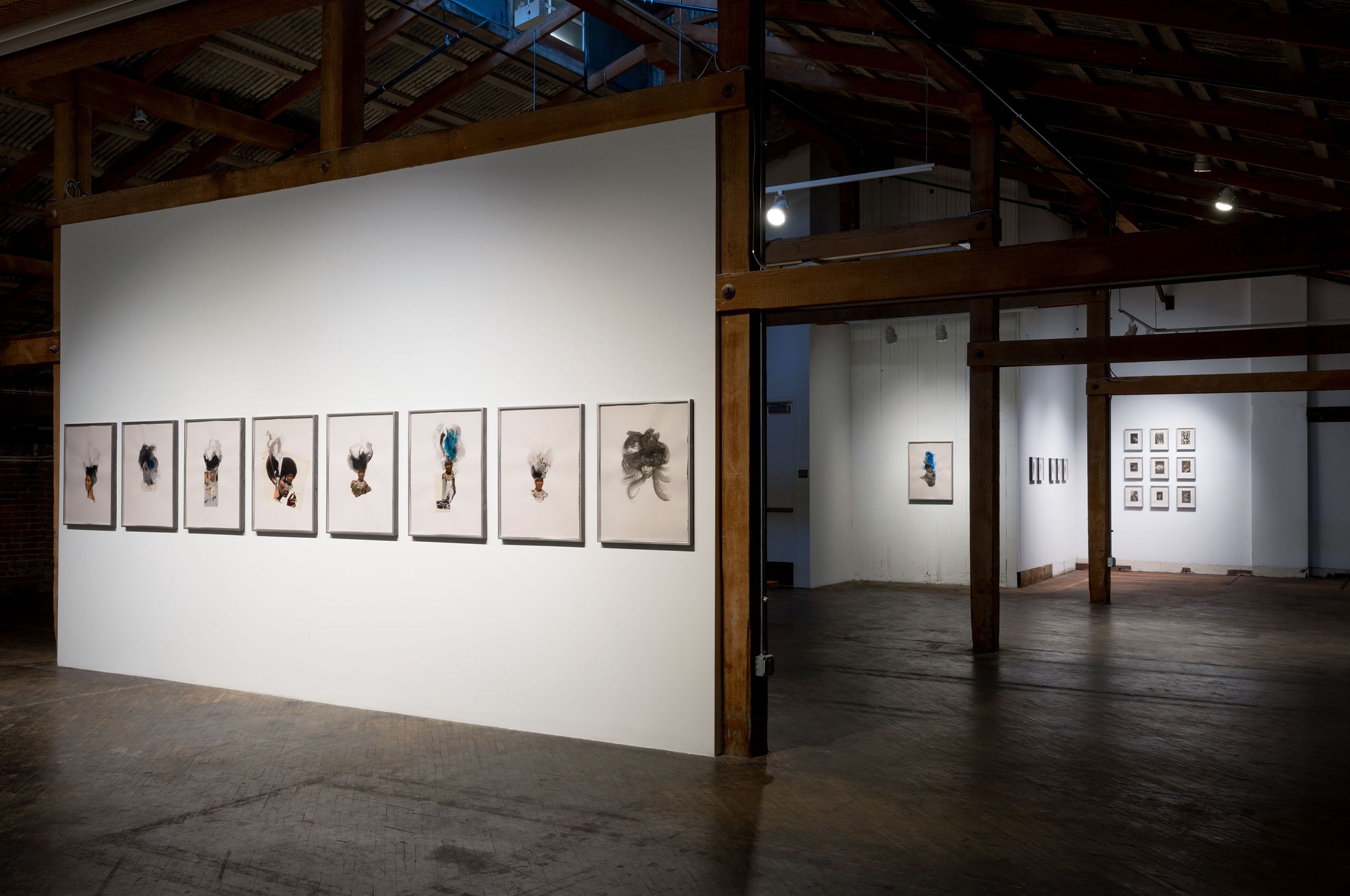 Photo credit: Jeff McLane "Special Presentation of Collages by Lorna Simpson", Hauser & Wirth, Los Angeles, CA 2018