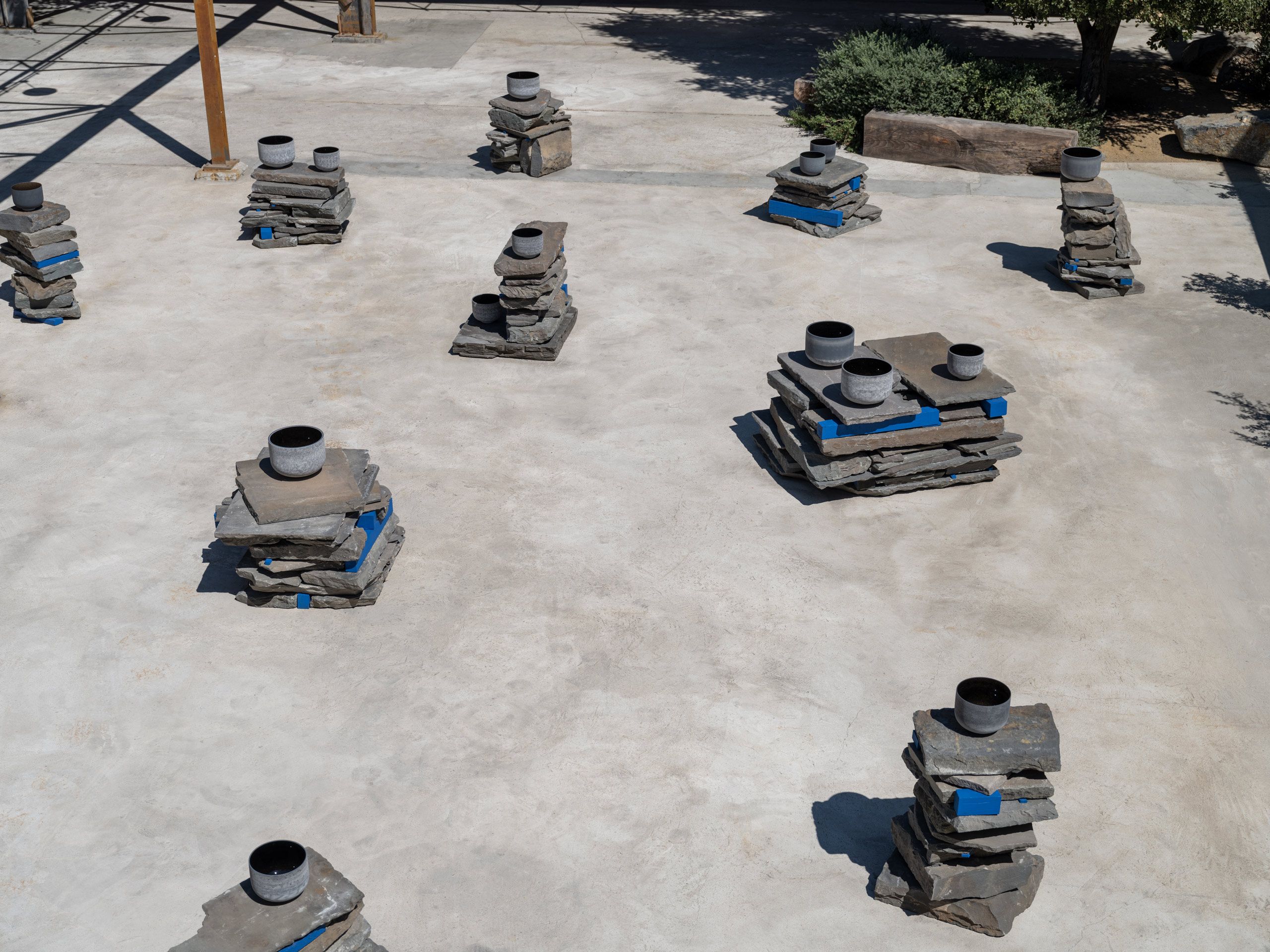 Stacked Stones/Vibrating Cycles, 2021