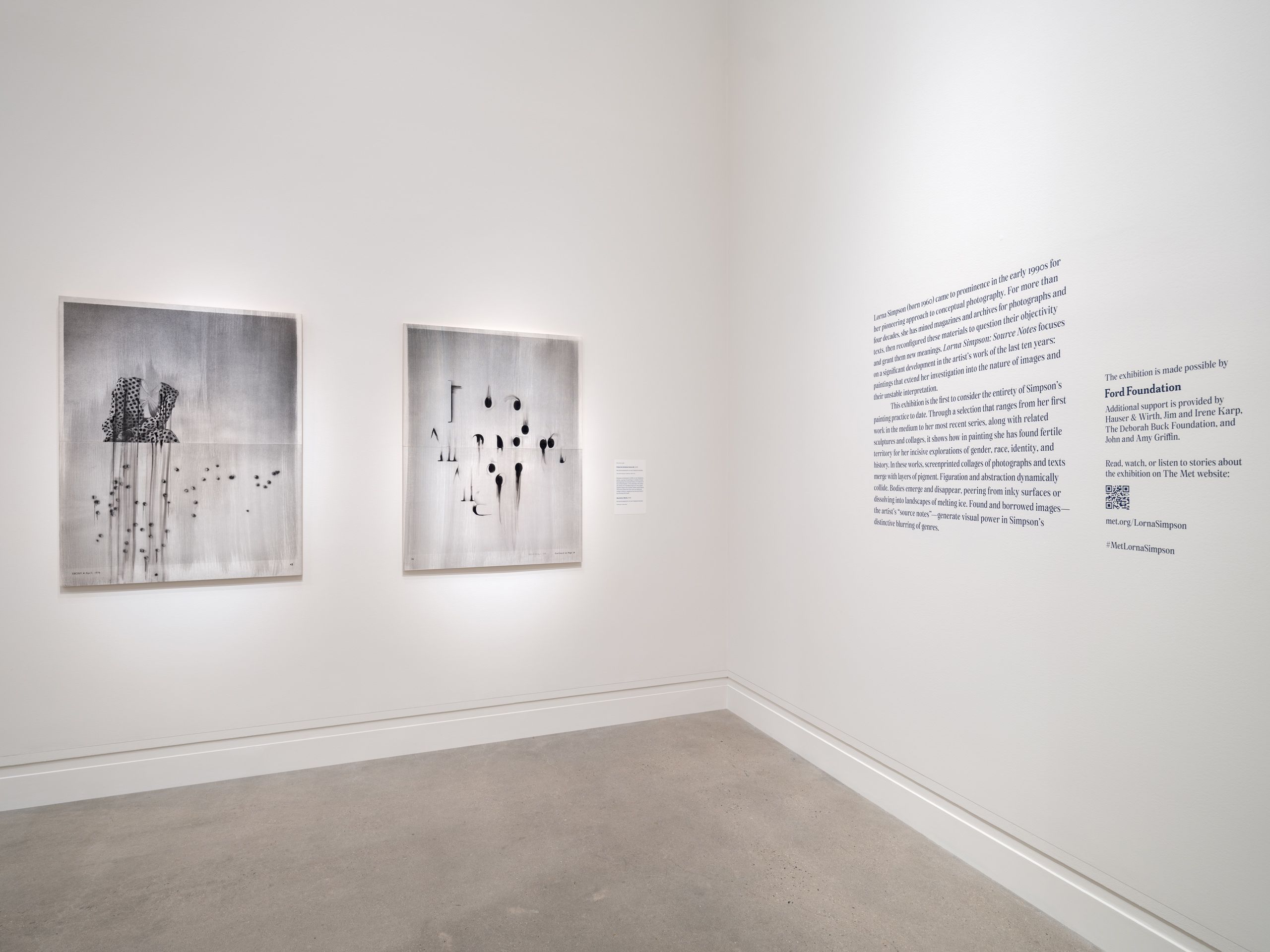 Lorna Simpson: Source Notes, Metropolitan Museum of Art, New York, 2025
