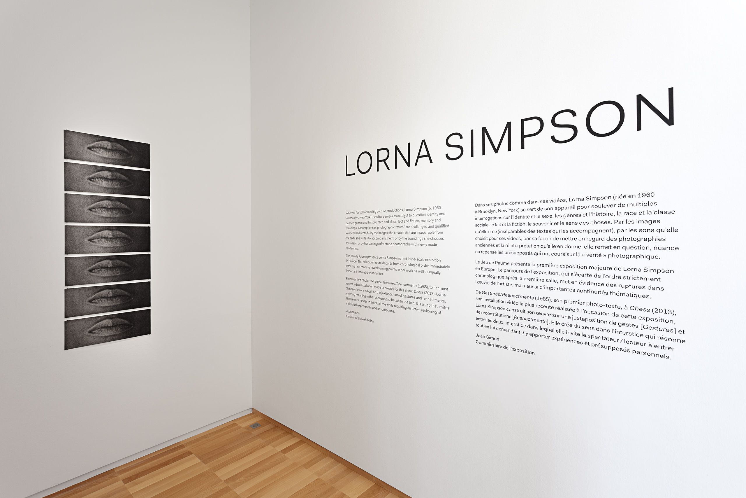 "Lorna Simpson", Jeu de Paume, Paris, France 2013