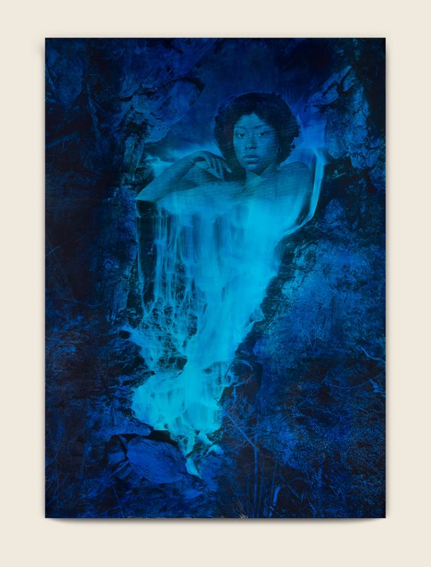 Mario　Simonの版画　La pluie d'or ドレスデザイン Mario Simonの版画 La pluie d'or ドレスデザイン