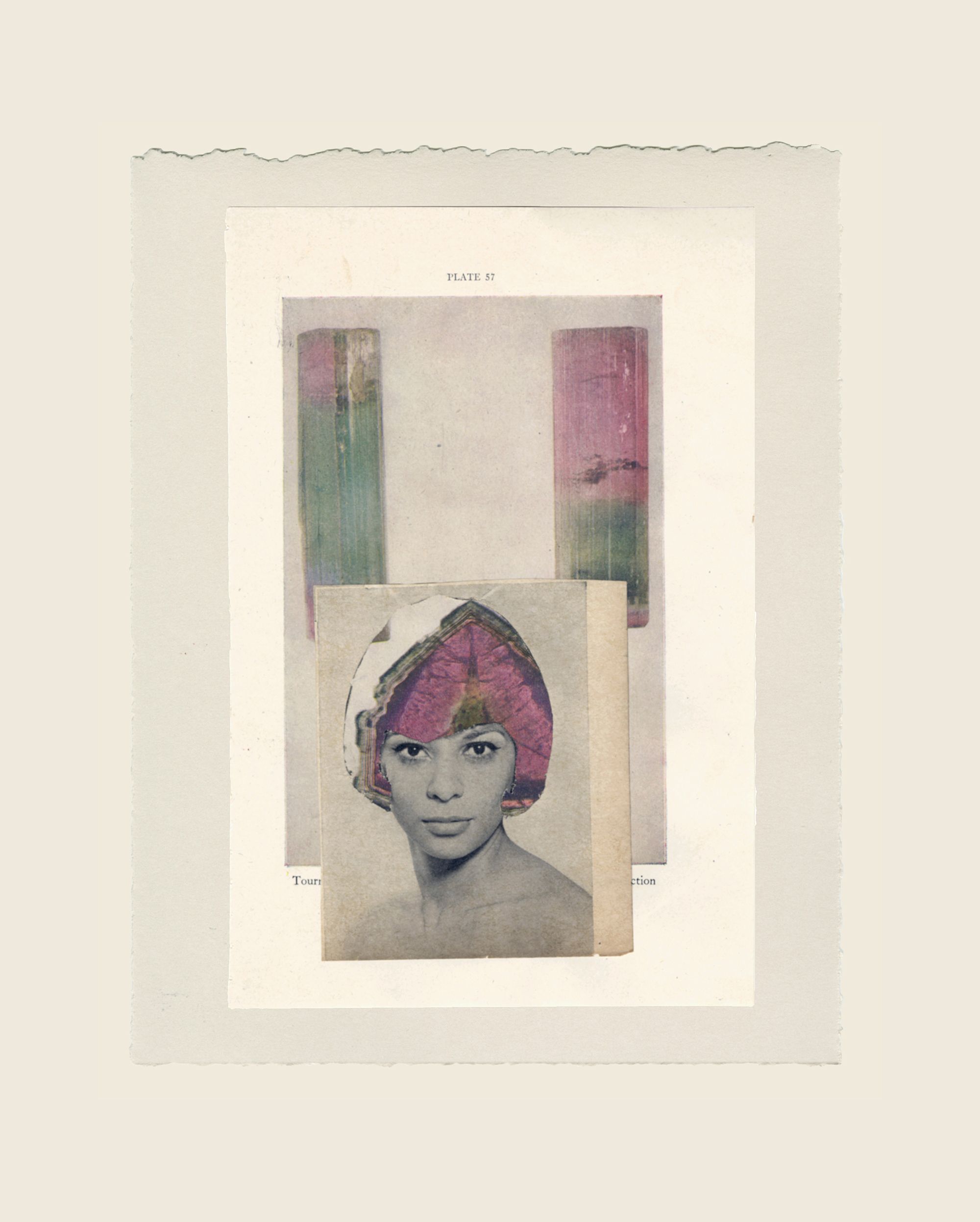 Collage on paper - 11 x 8 1/2 in (27.9 x 21.6 cm) Earth & Sky #19, 2016