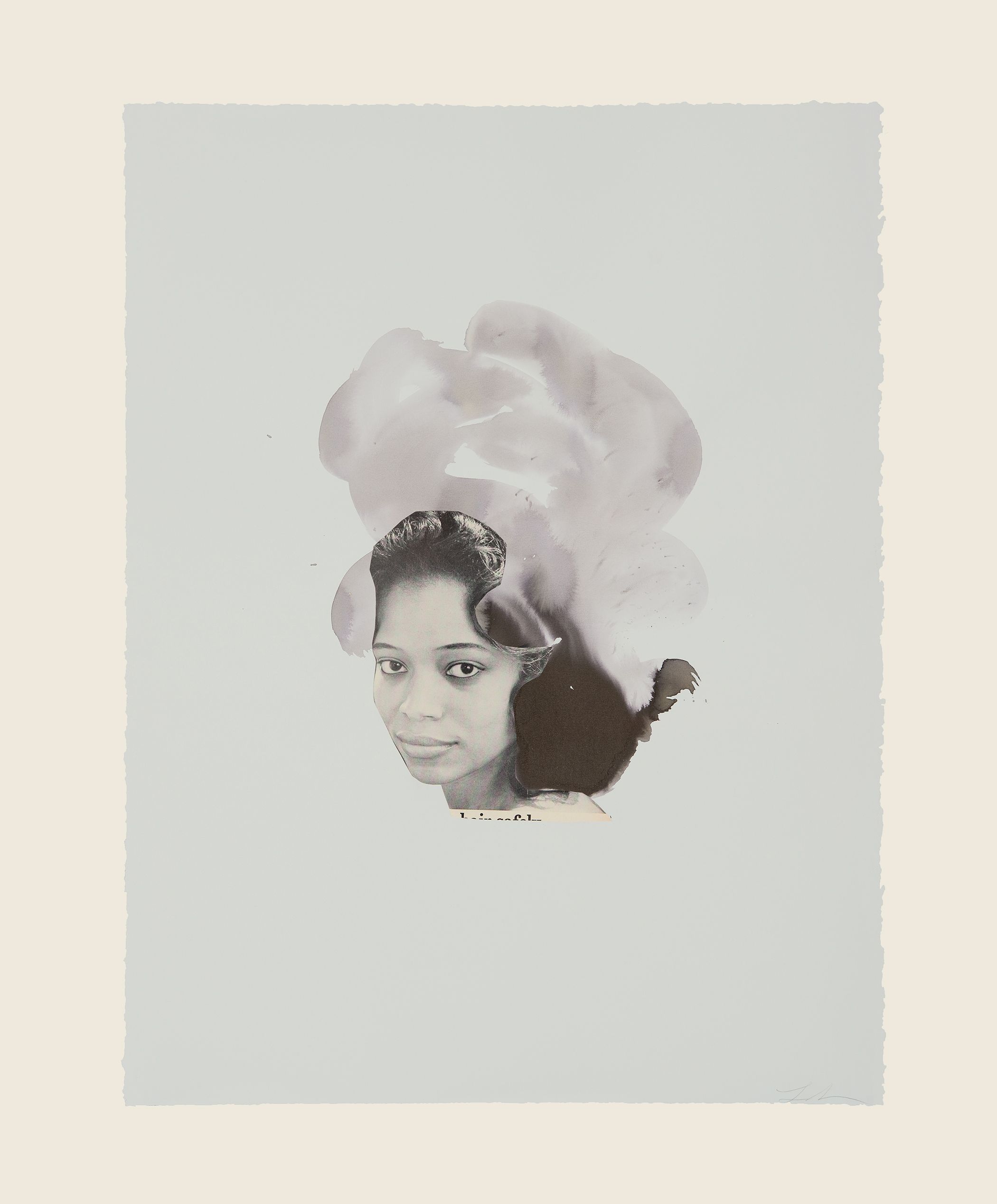 Collage and ink on paper - 29 1/2 x 21 5/8 in (74.9 x 54.9 cm) Reminder, 2013