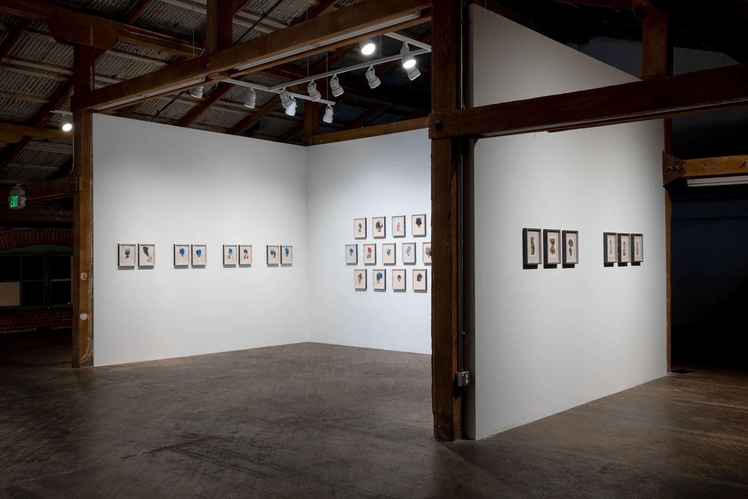 Photo credit: Jeff McLane "Special Presentation of Collages by Lorna Simpson", Hauser & Wirth, Los Angeles, CA 2018