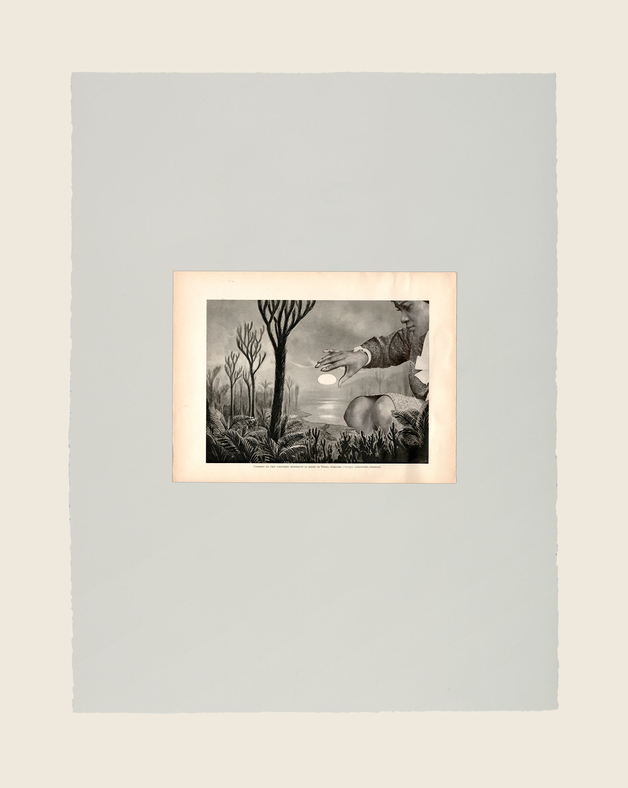 Collage on paper 29 3/8 x 22 1/2 in (74.6 x 57.2 cm) Measuring Time, 2020