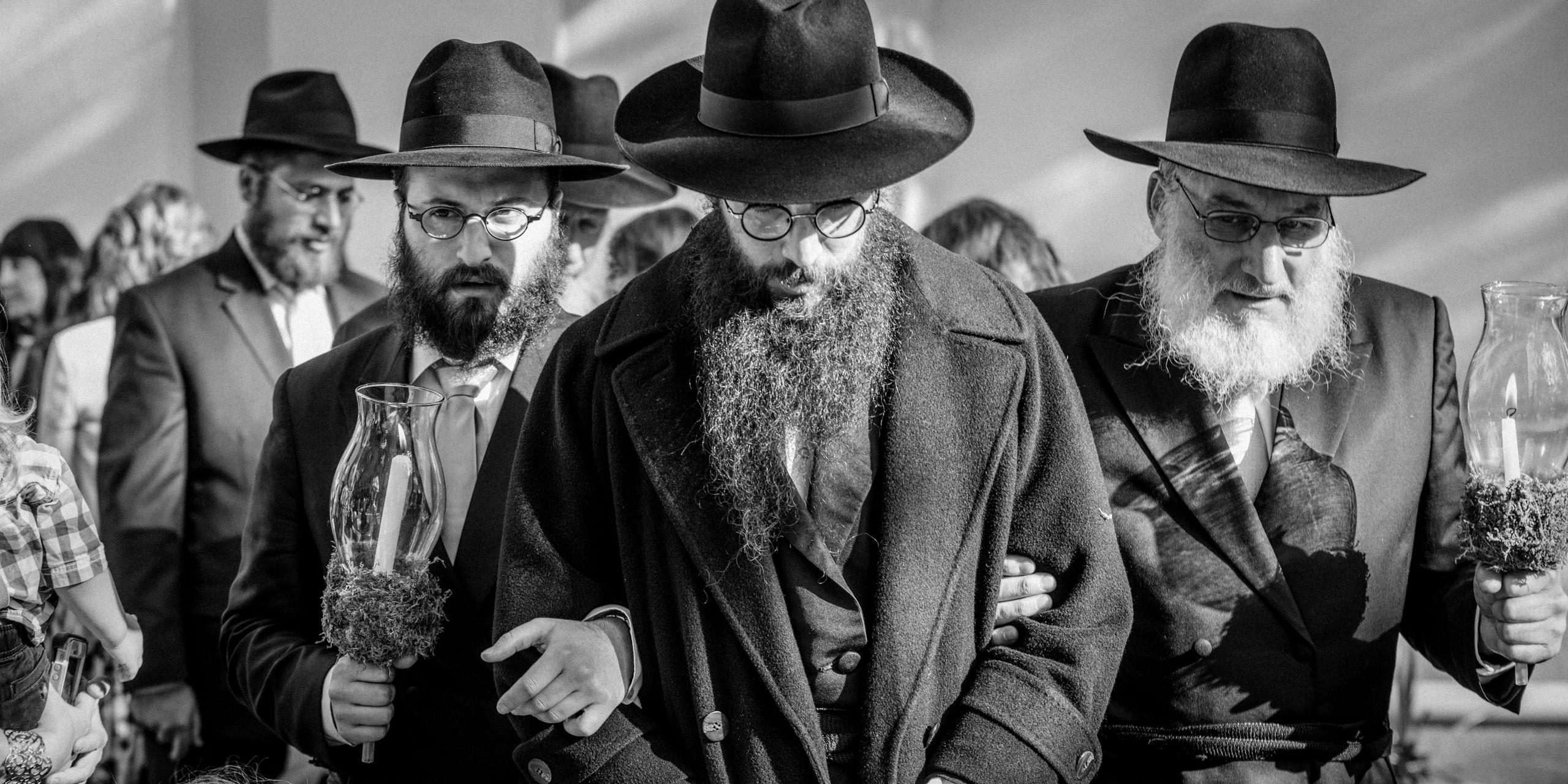 Walking the Groom to the Chuppa, Los Angeles