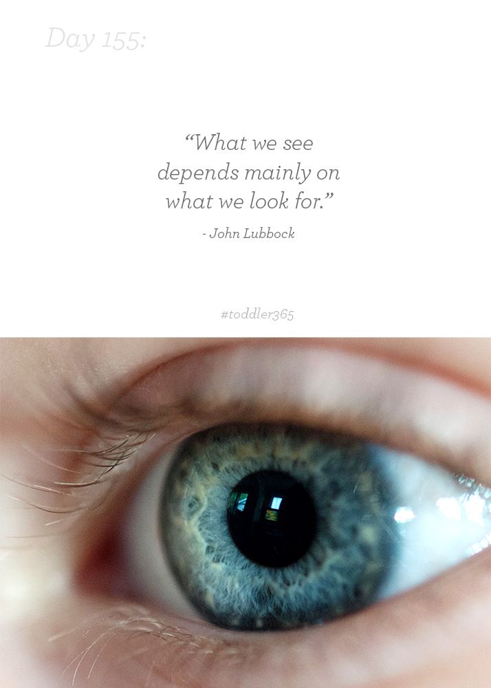 A child's eye in close-up, from Toddler365 by Leigh Webber