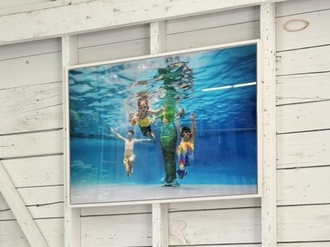 Leigh Webber underwater portrait in the collection of Emily Tisch Sussman
