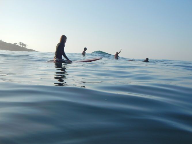 Mellow lineup. Troncones. Mexico