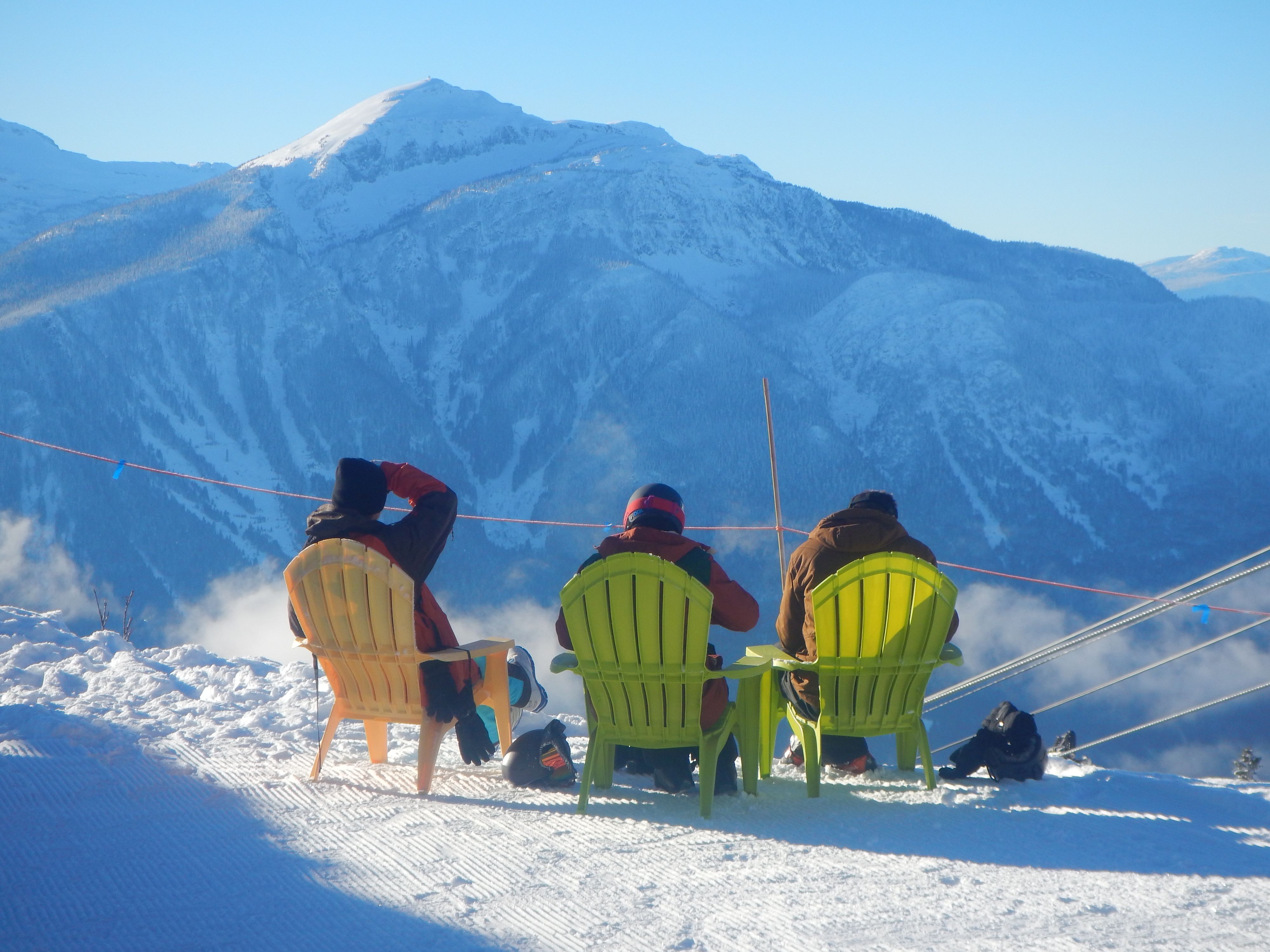 office lunch break.  revelstoke. canada