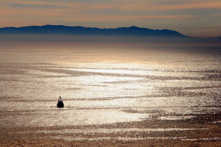 open water  catalina islands